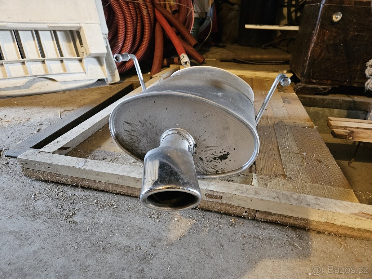 406 V6 - výfuk zadní tlumič - 4