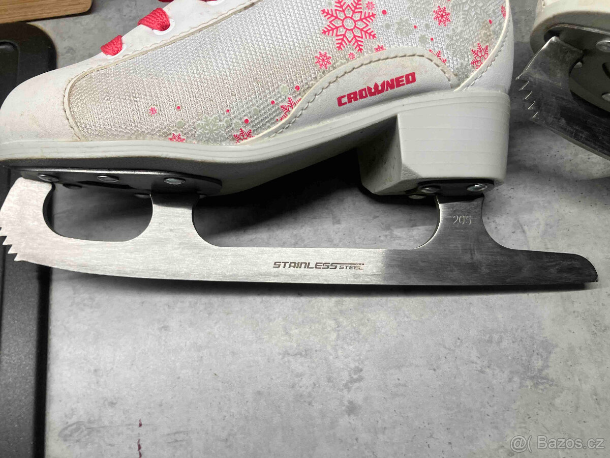 Dívčí brusle s beránkem velikost 33 - 4