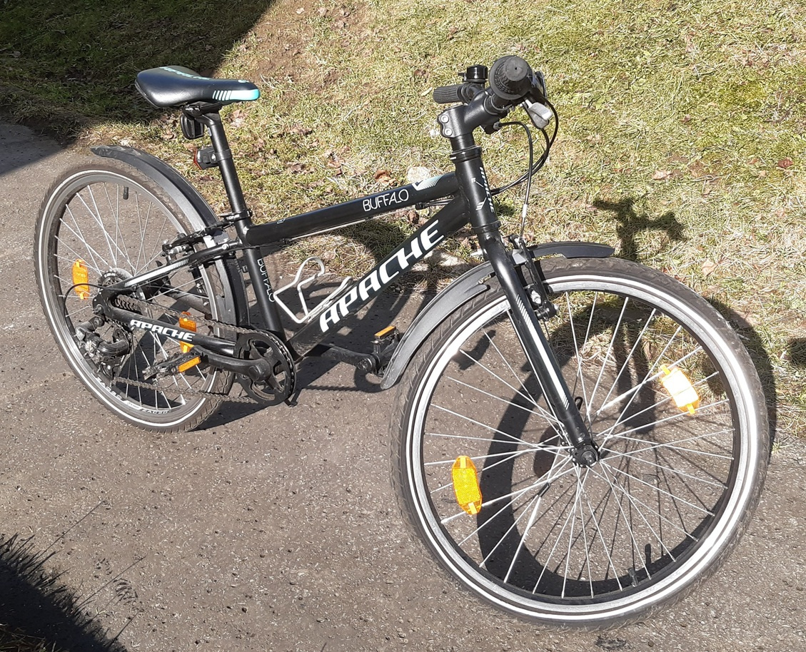 Dětské kolo Apache Bufallo Cross 24" černé - 4