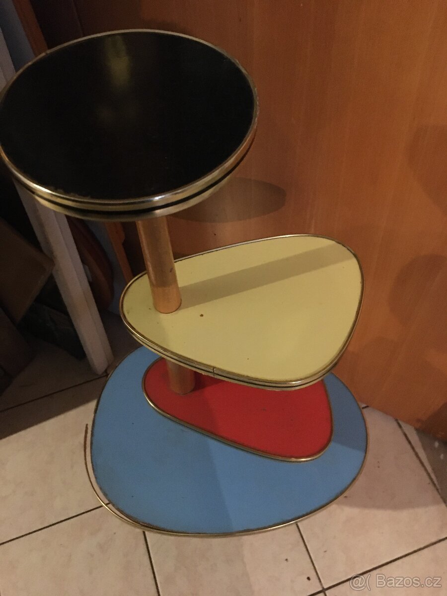 Retro stojan na kvetiny - 4