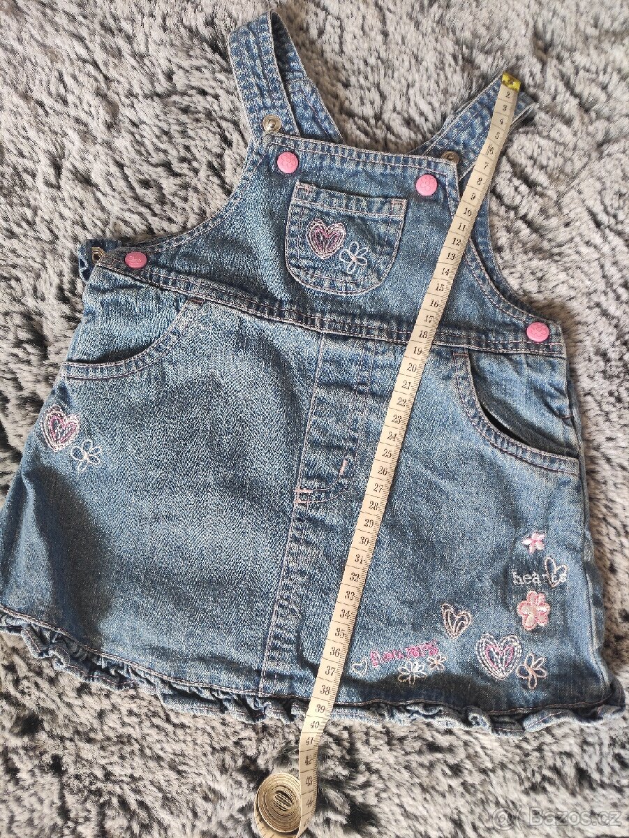 Džínové šatičky 68 - 4