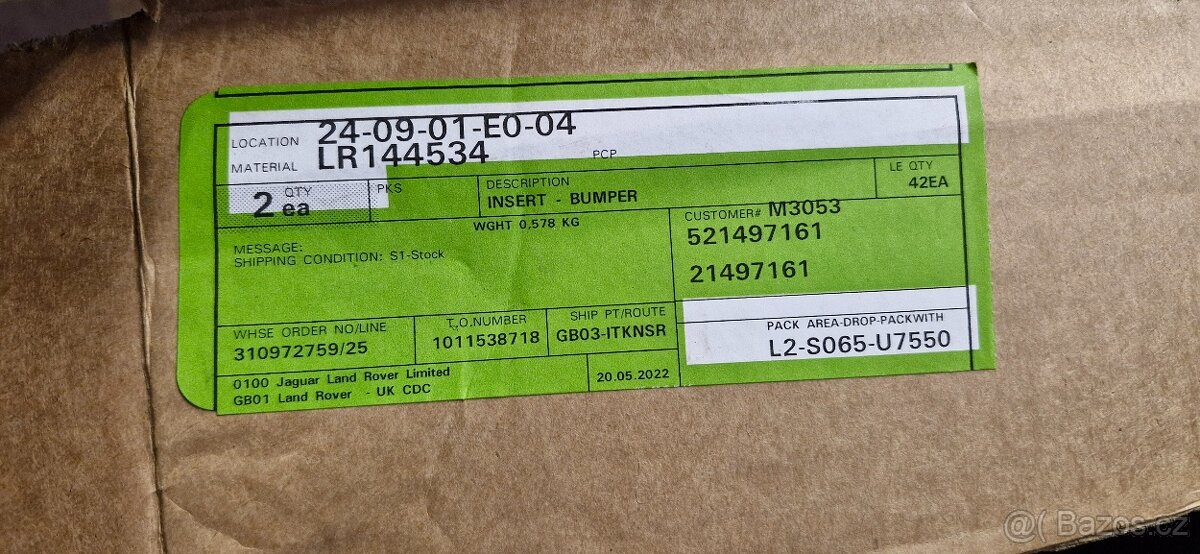 Prava mrizka predniho narazniku range rover l405 - 4