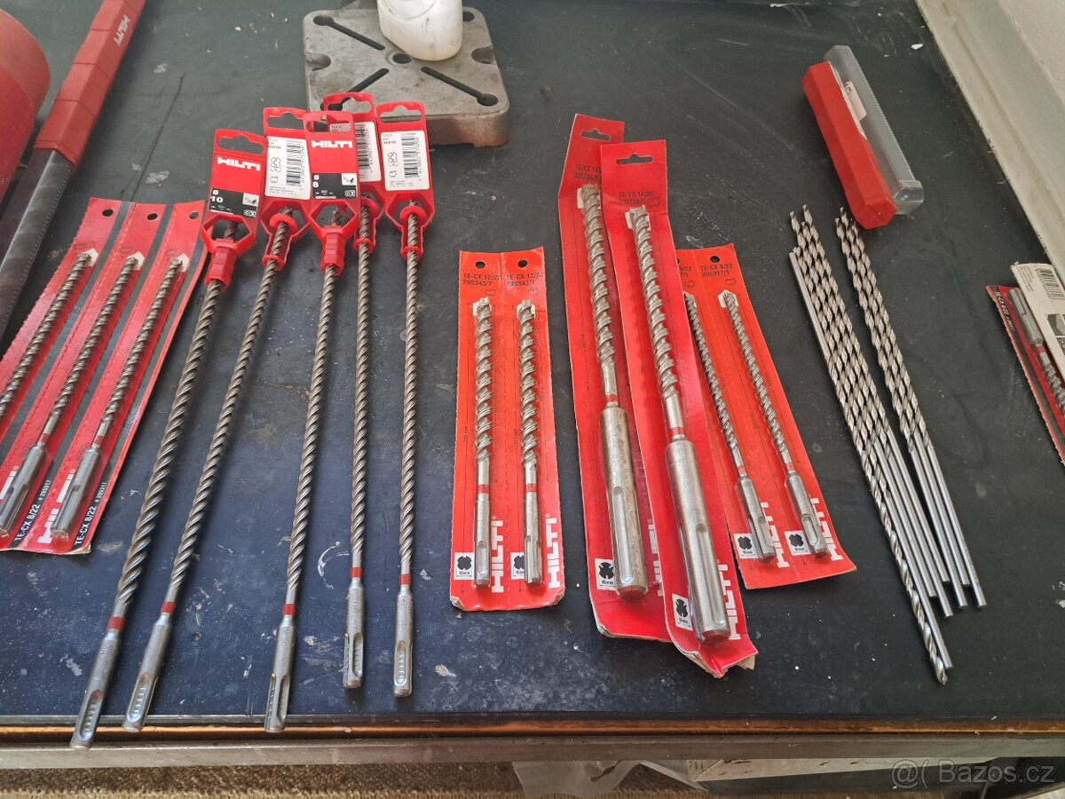 Vrtaky a nahr.dily Hilti, prodloužení vrtáků - 4