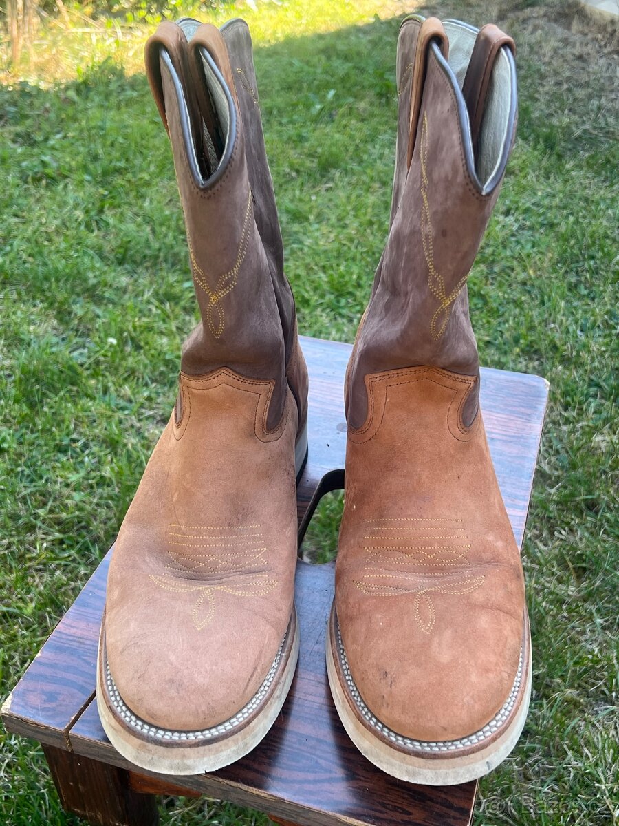 2x pánské westernové boty 45 - 4