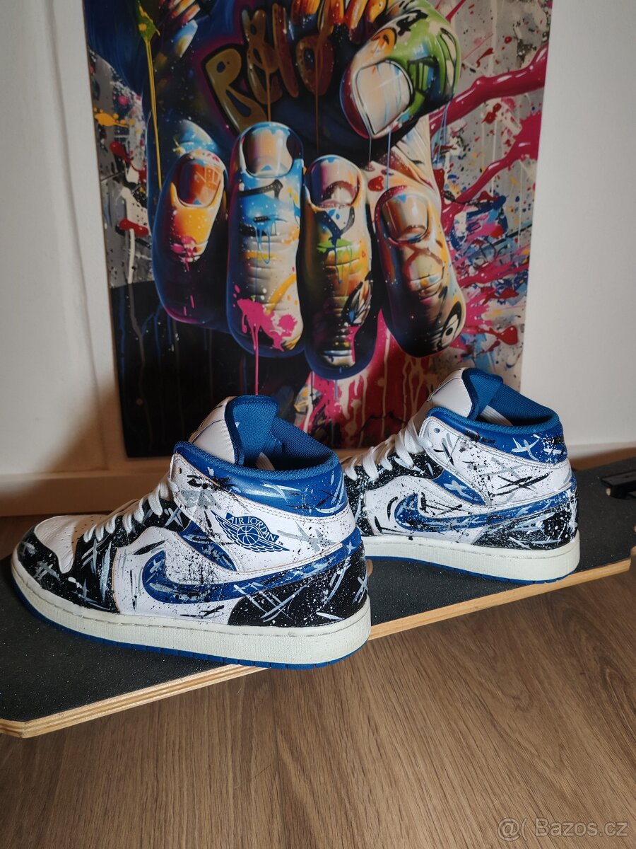 Air Jordan 1 mid Custom - 4