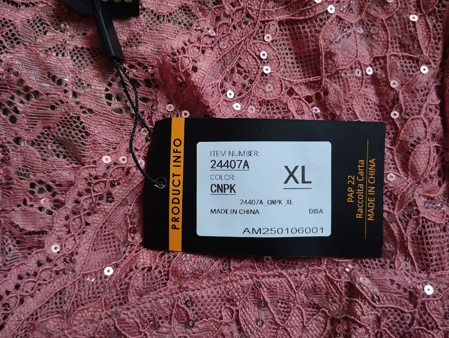 Šaty vel.XL MIUSOL starorůžové N.O.V.É. - 4