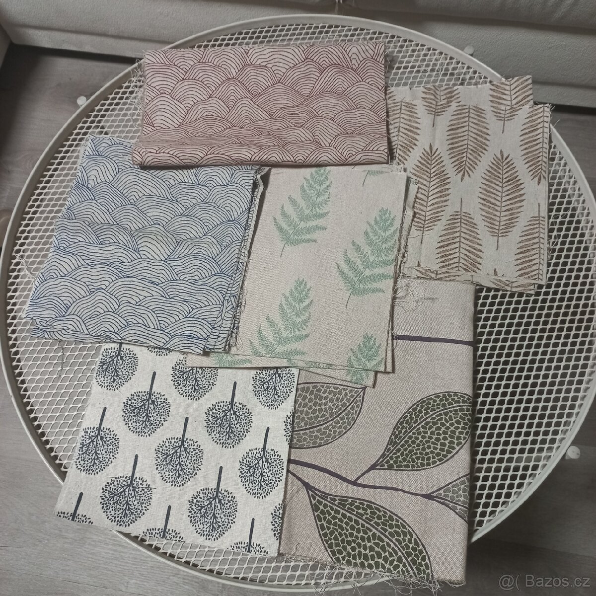 Zbytky látek, suché zipy - 4