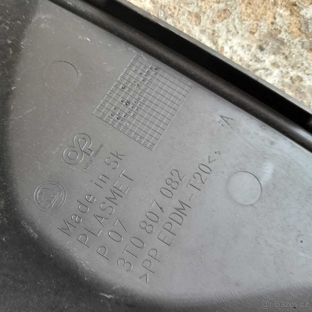 Škoda Superb II, horní kryty masky 3T0 807 081/082 - 4