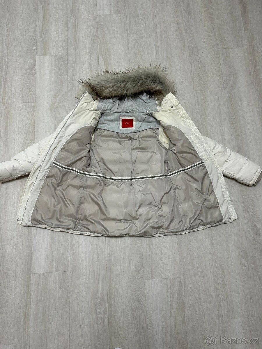 Dámský zimní kabát péřový S.Oliver, vel.38 - 4