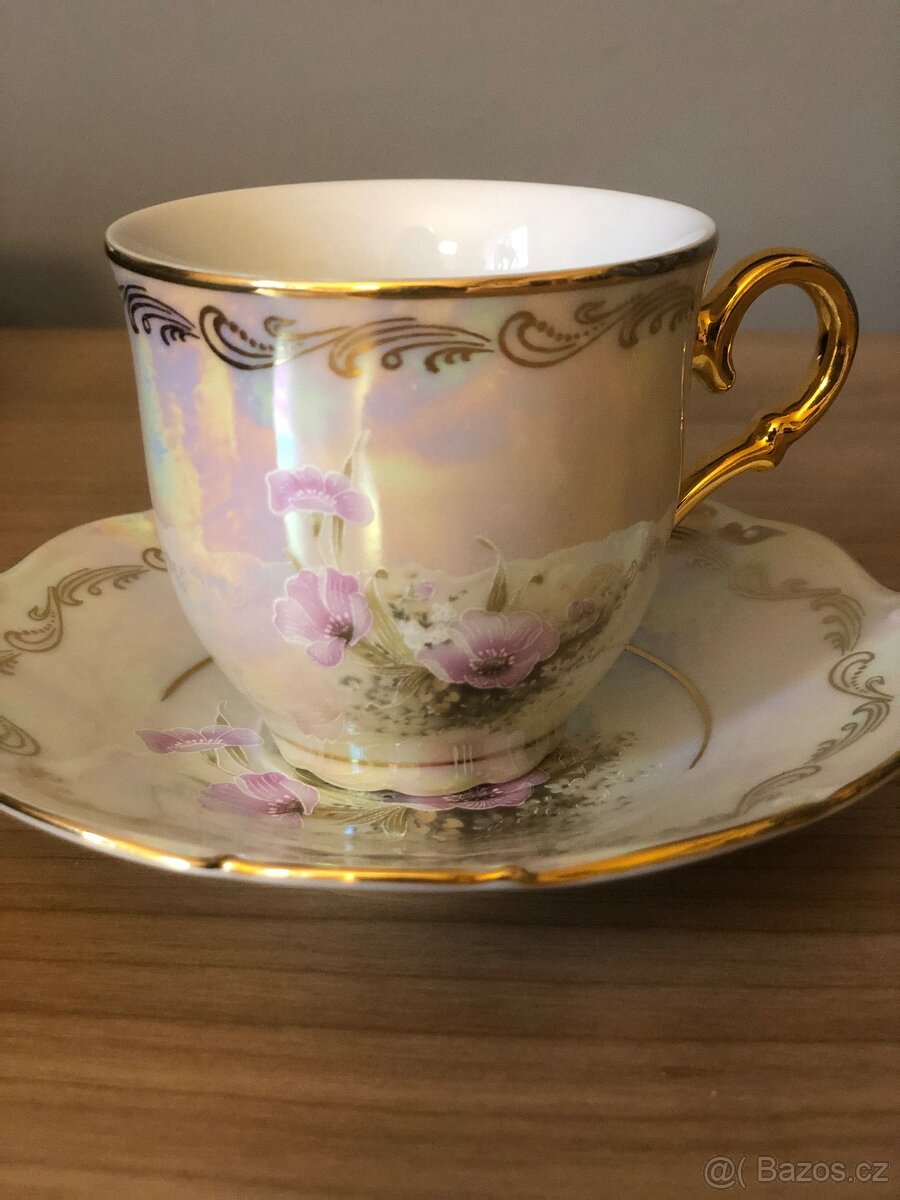 Šálky, dva perleťové - 4