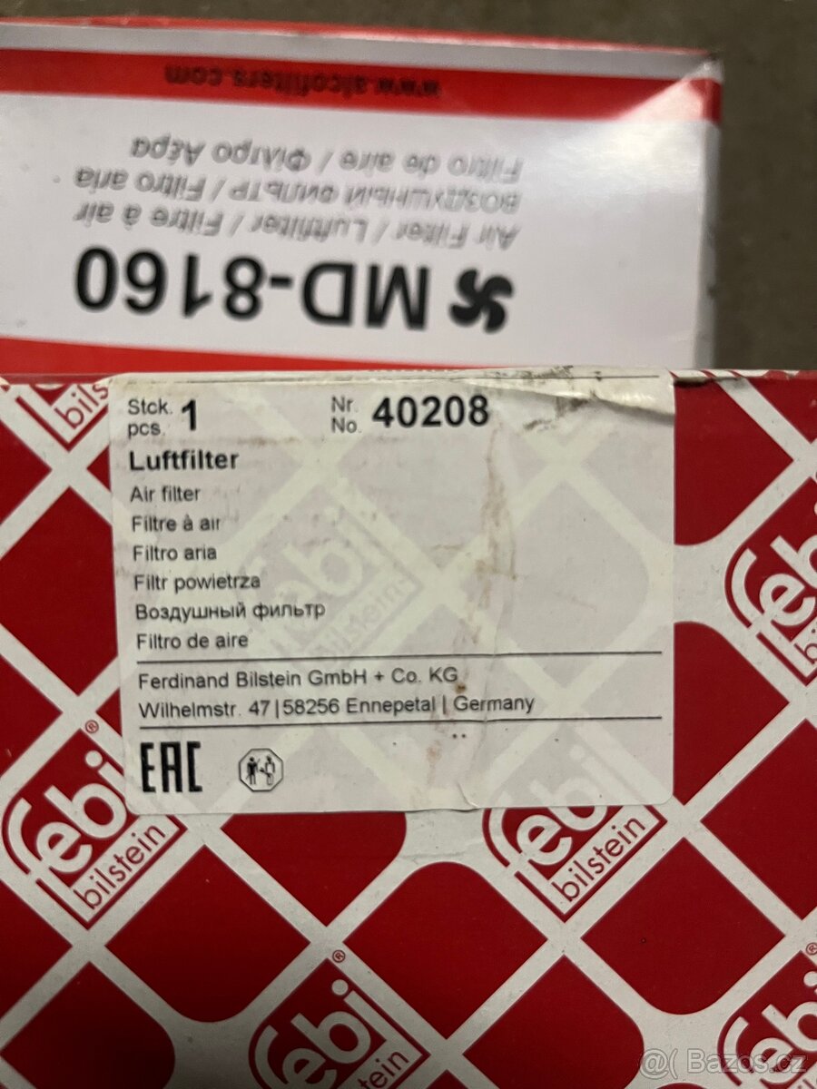 Filtry vzduch., olej. Renault Trafic - 4