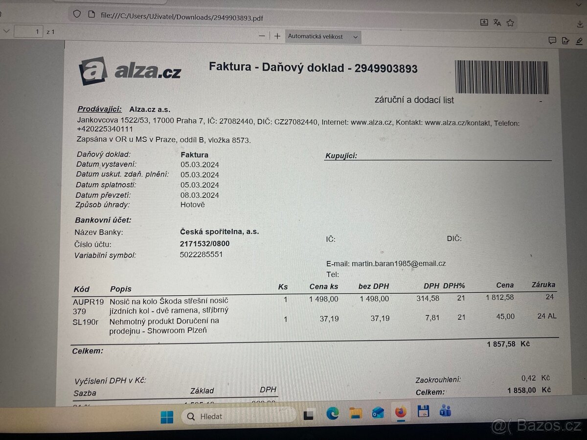 Střešní nosič - 4