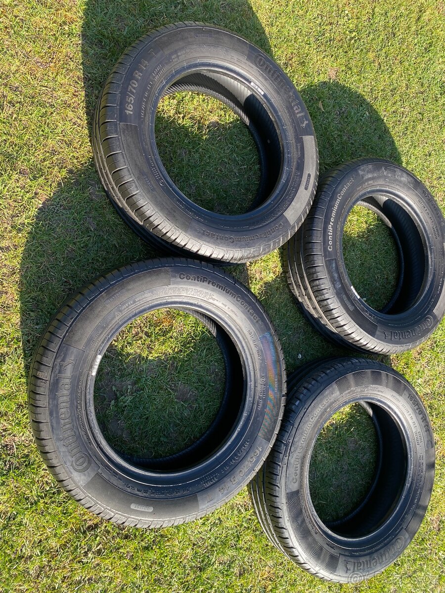 165 70 14 Continental cca 8 mm - 4
