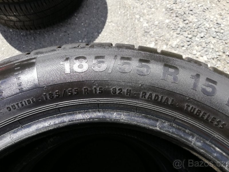 4 ks letní pneu Continental 185/55R15 - 4