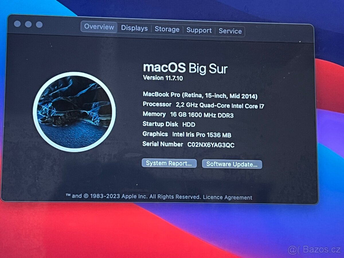 MacBook Pro 2014 16GB - 4