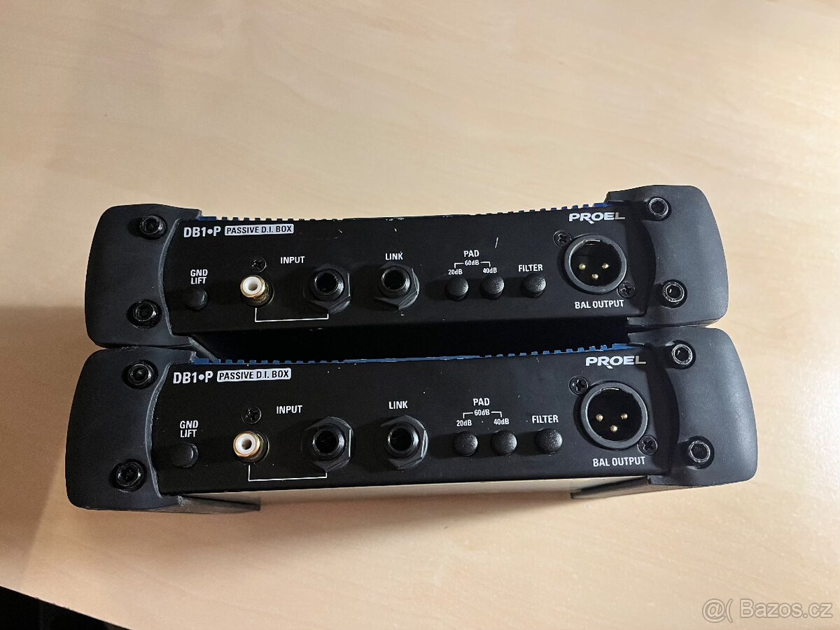 2x pasivní DI-Box Proel DB1P - 4