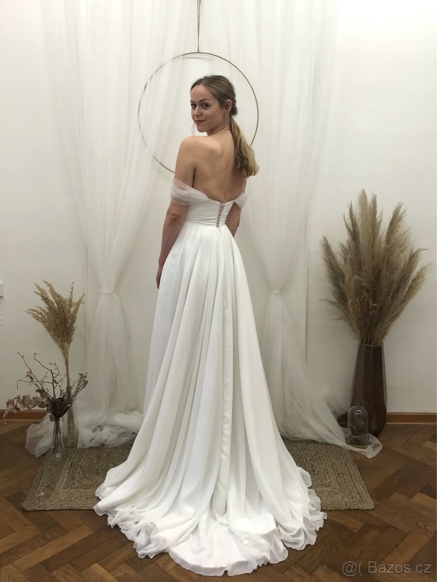 Svatební šaty nové XS-S - 4