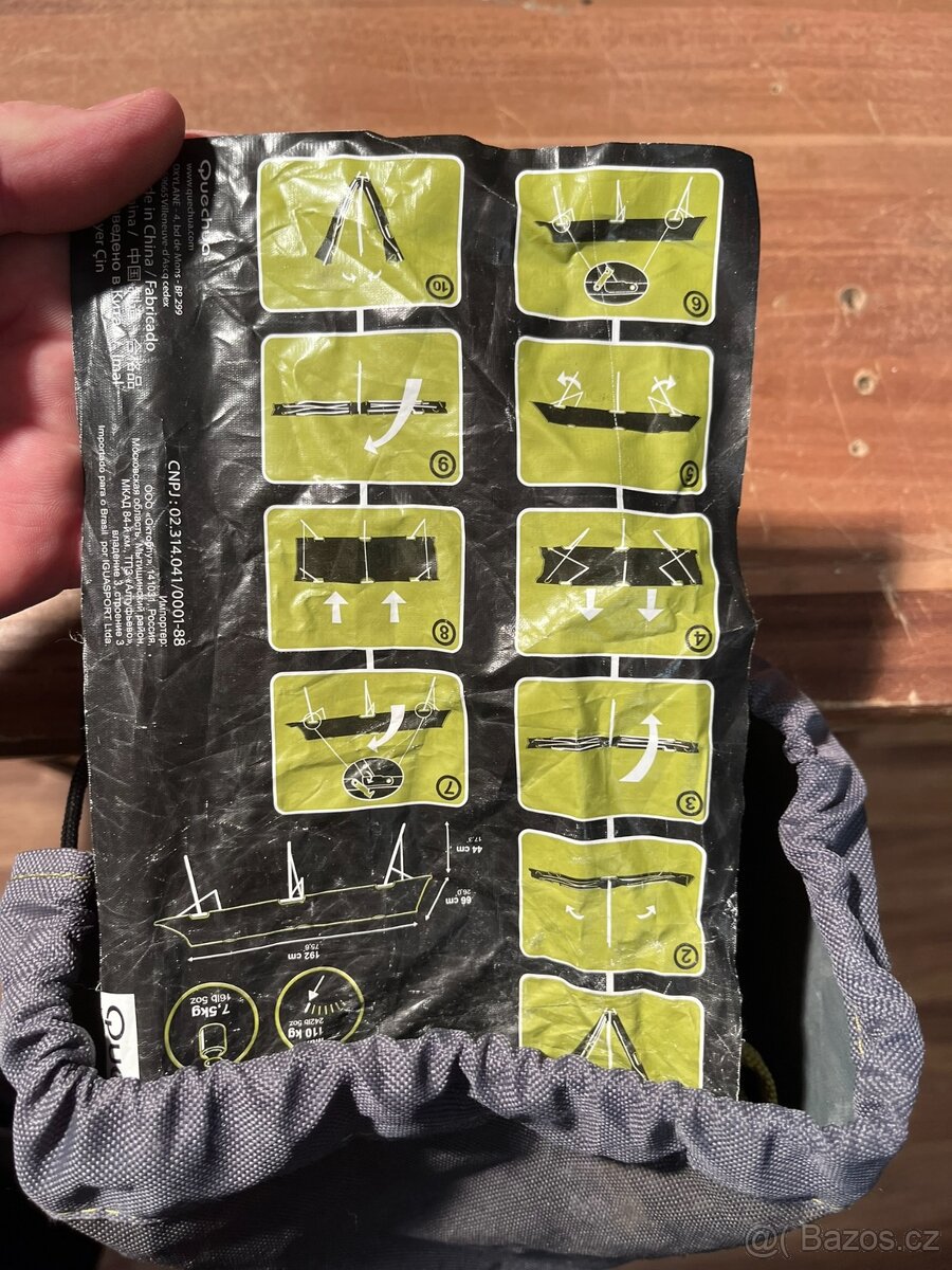 Prodám rozkládací kempovací postel - 4