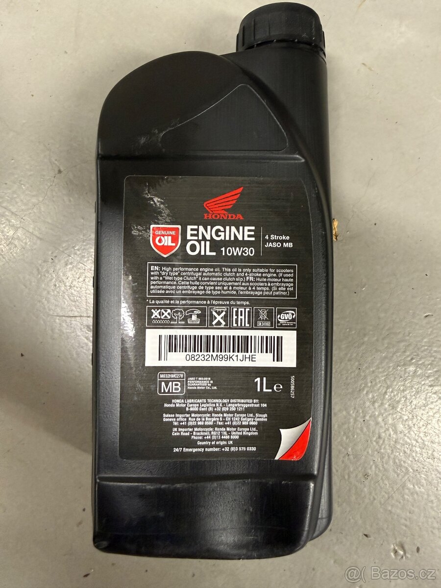 Motorový olej pro skútry Honda 10W-30 MB (JASO MB) - 1.5L - 4