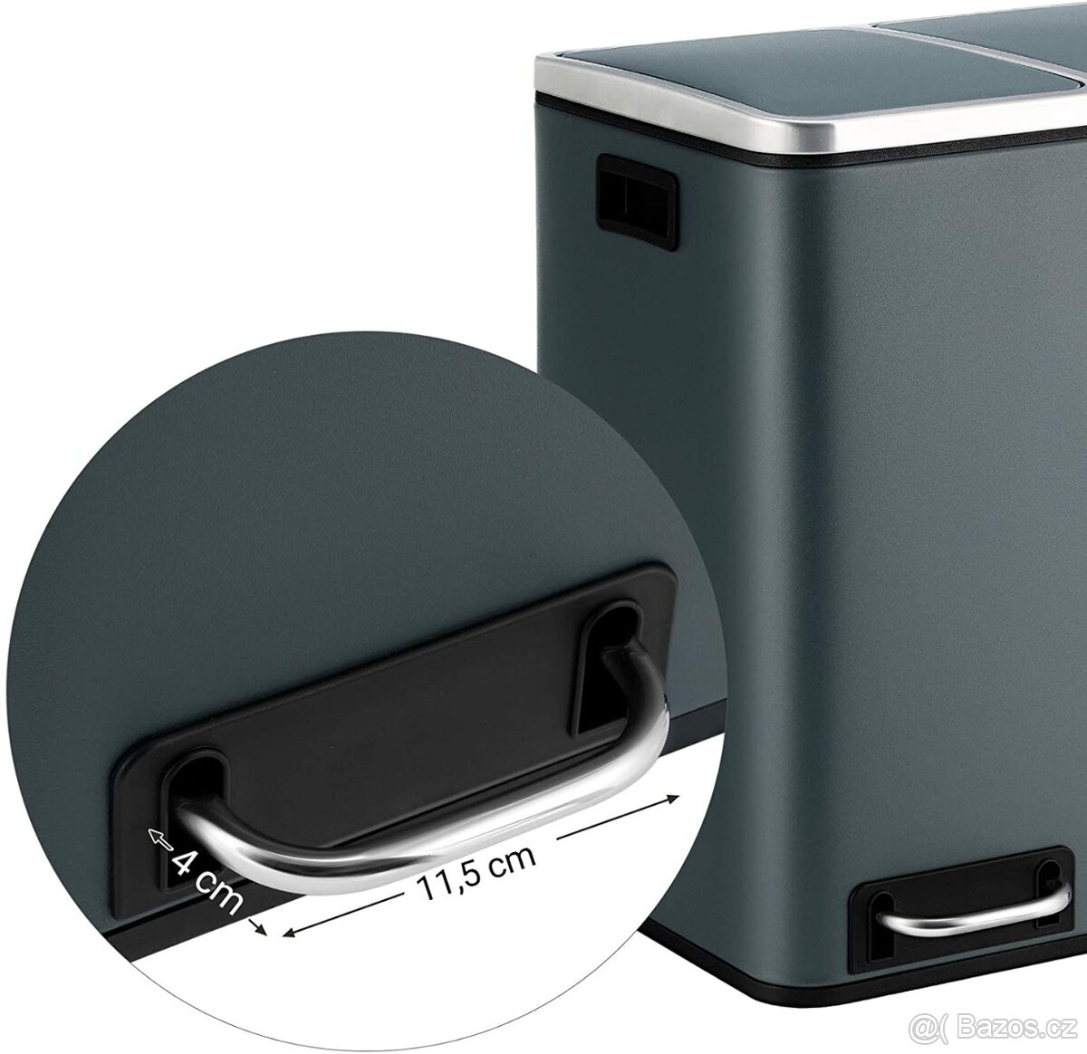 NOVÝ RECYKLAČNÍ ODPADKOVÝ KOŠ 2X15L - 4