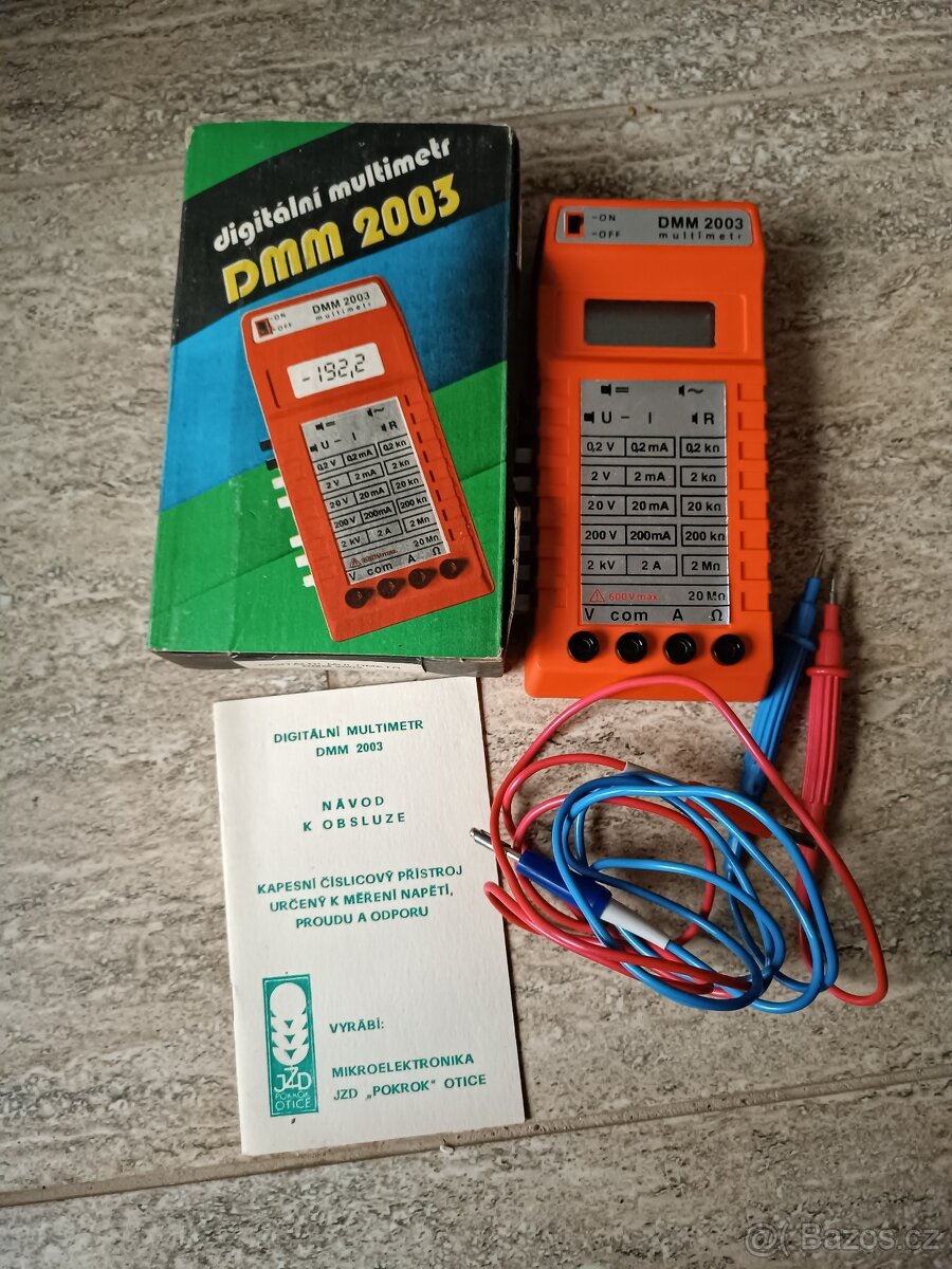 Retro digitální multimetr DMM 2003 - 4