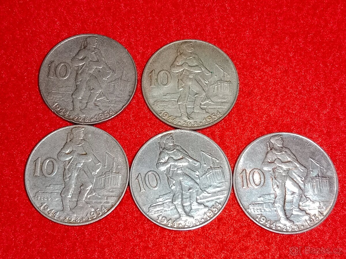 Československé stříbrné mince 143 ks - pouze komplet - 4