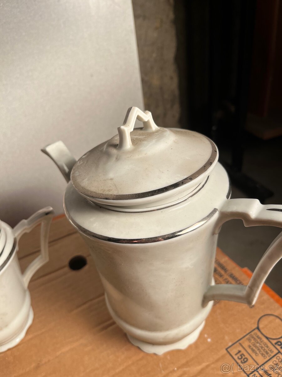 Porcelánový Servis – Krémový s Platinou - 4