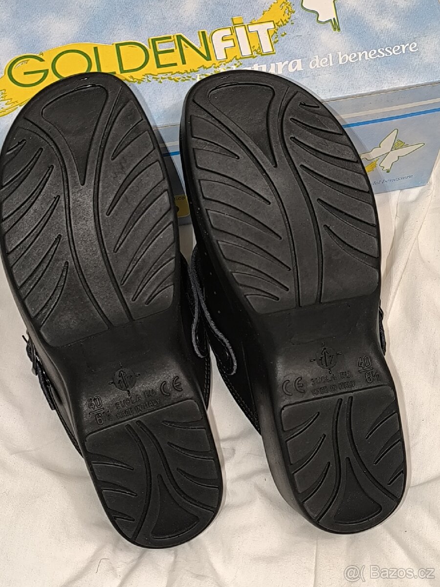 Zdravotní kožené nazouváky - 4