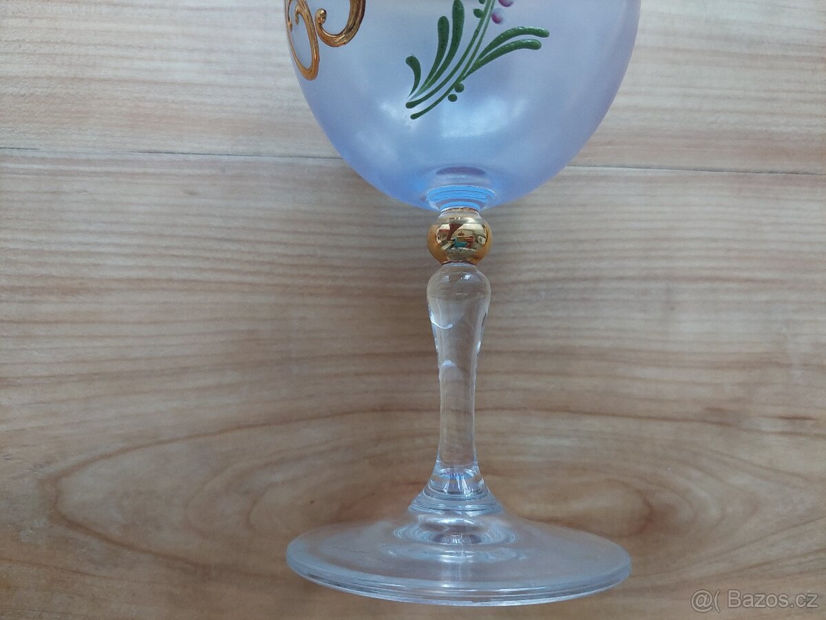 Ručně malovaná sklenice k 65. výročí, životní jubileum dárek - 4