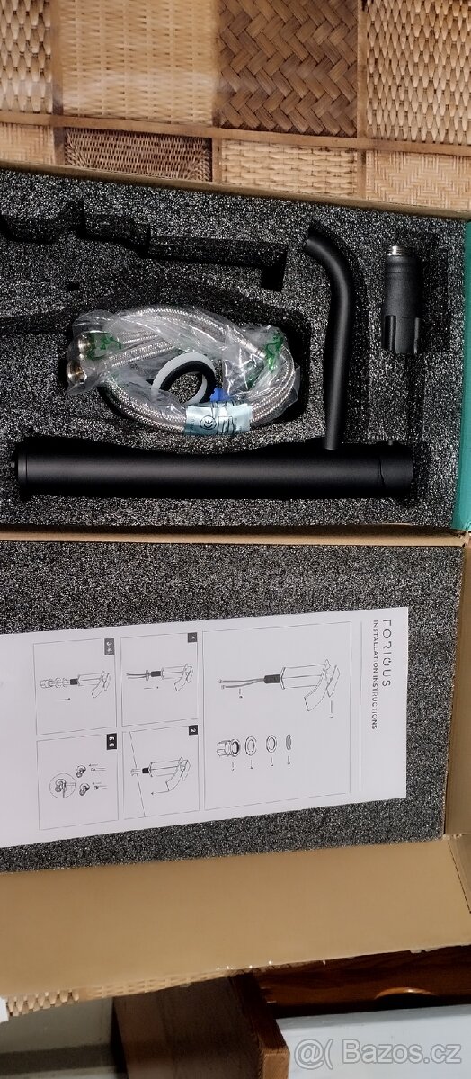 Dřezová baterie černá nová. - 4