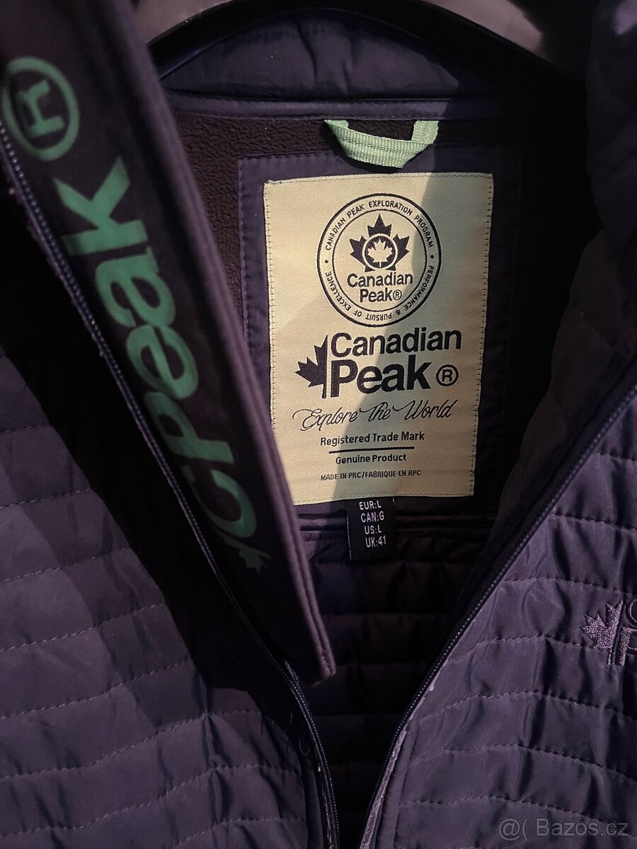 Tmavě modrá zimní/podzimní bunda - 4