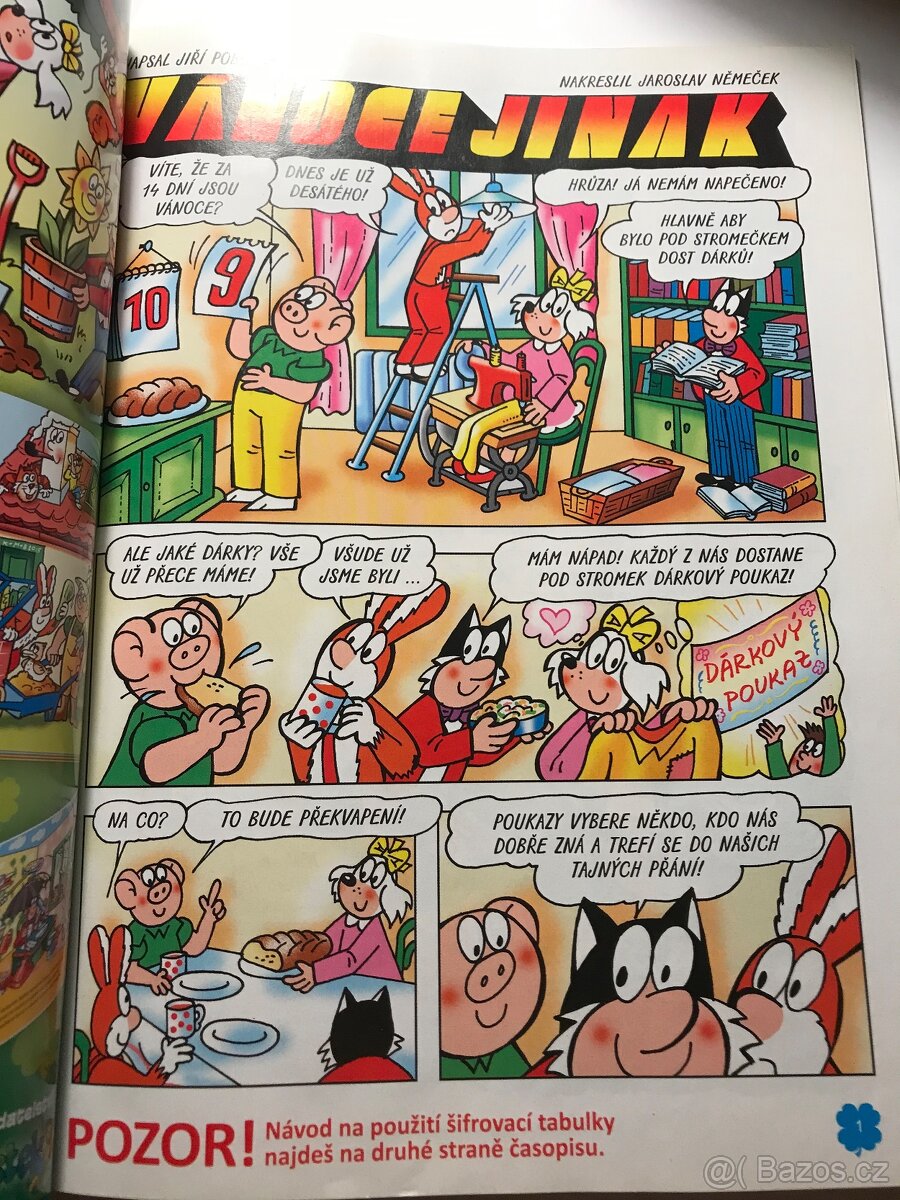 Čtyřlístek dvojčíslo 599 a 600 z roku 2015 47. ročník - 4