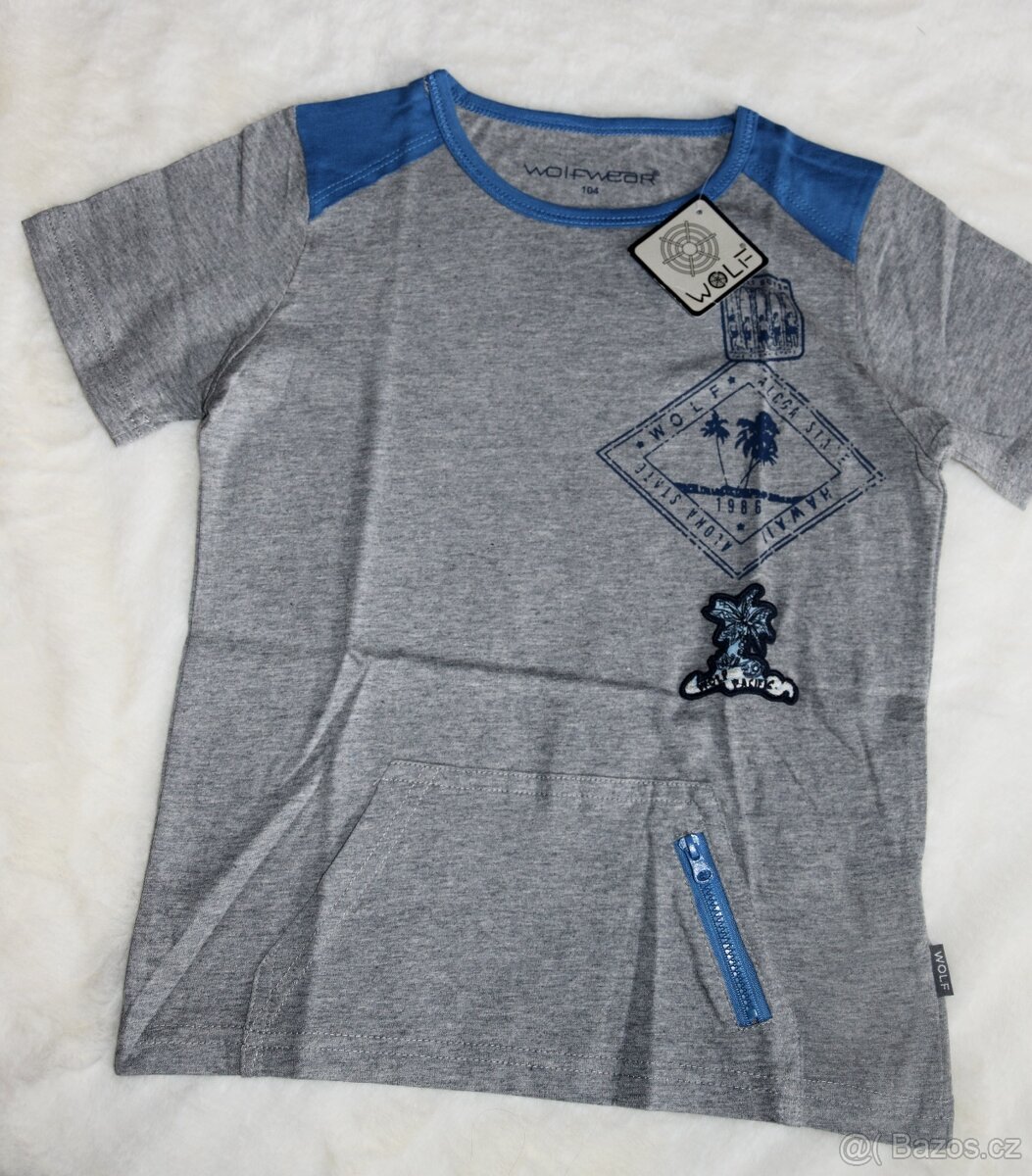 Chlapecká trička Wolf vel.104 NOVÁ - 4