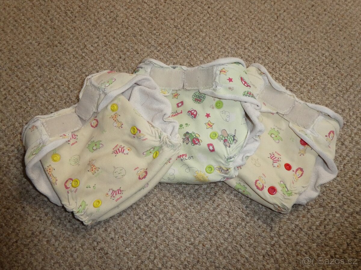 Kompletní sada bambusových plenek - 4