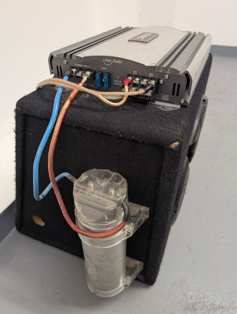 Subwoofer, zesilovač a kapacitor - 4