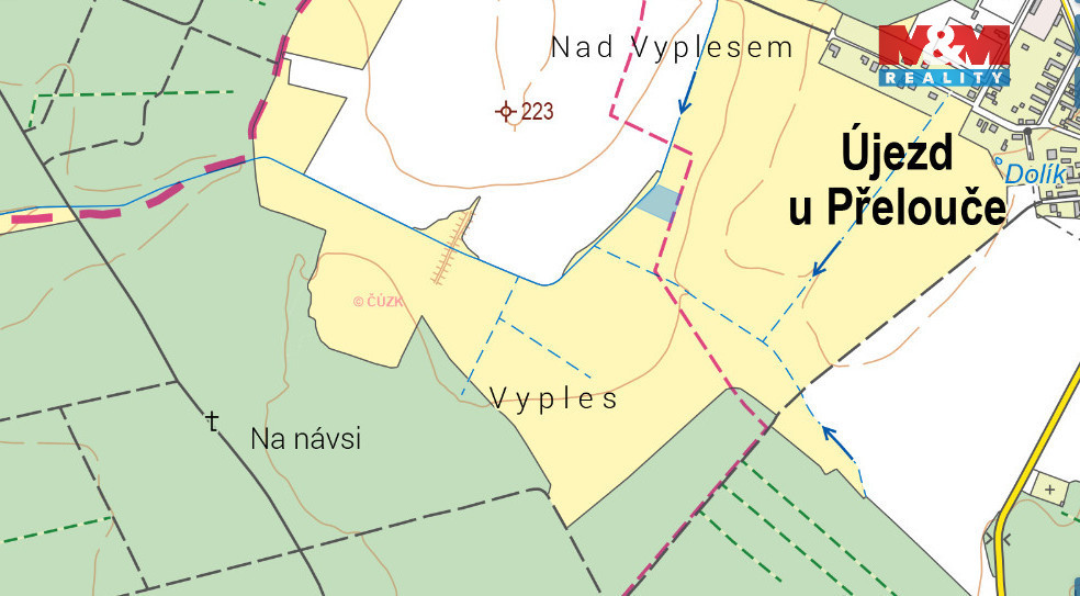 Prodej, louka, 3144 m2, Kladruby nad Labem - 4
