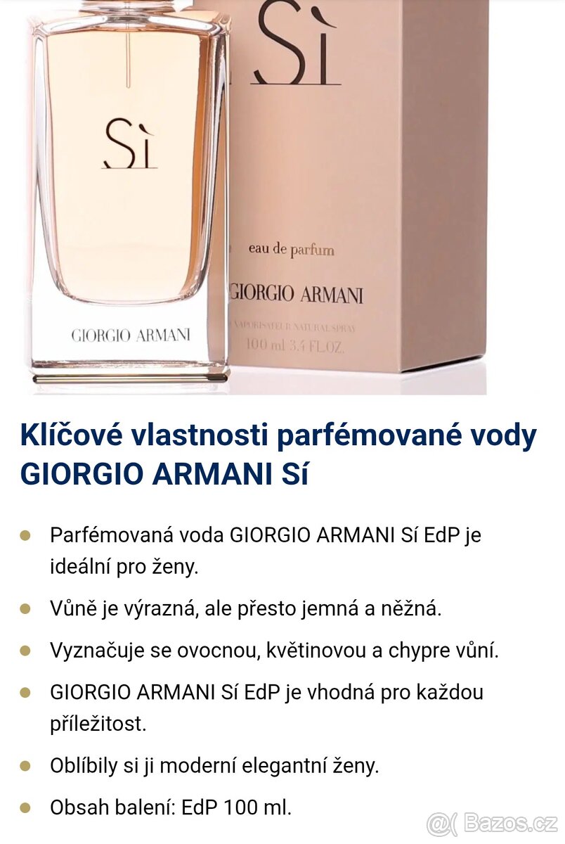 Giorgio Armani Sí parfémovaná voda pro ženy 100 ml - 4