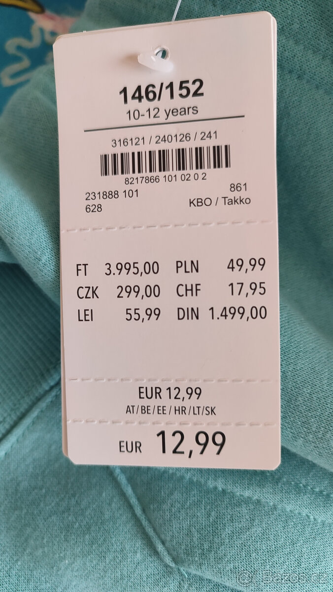 Nová chlapecká(dívčí ) mikina v.146/152 - 4