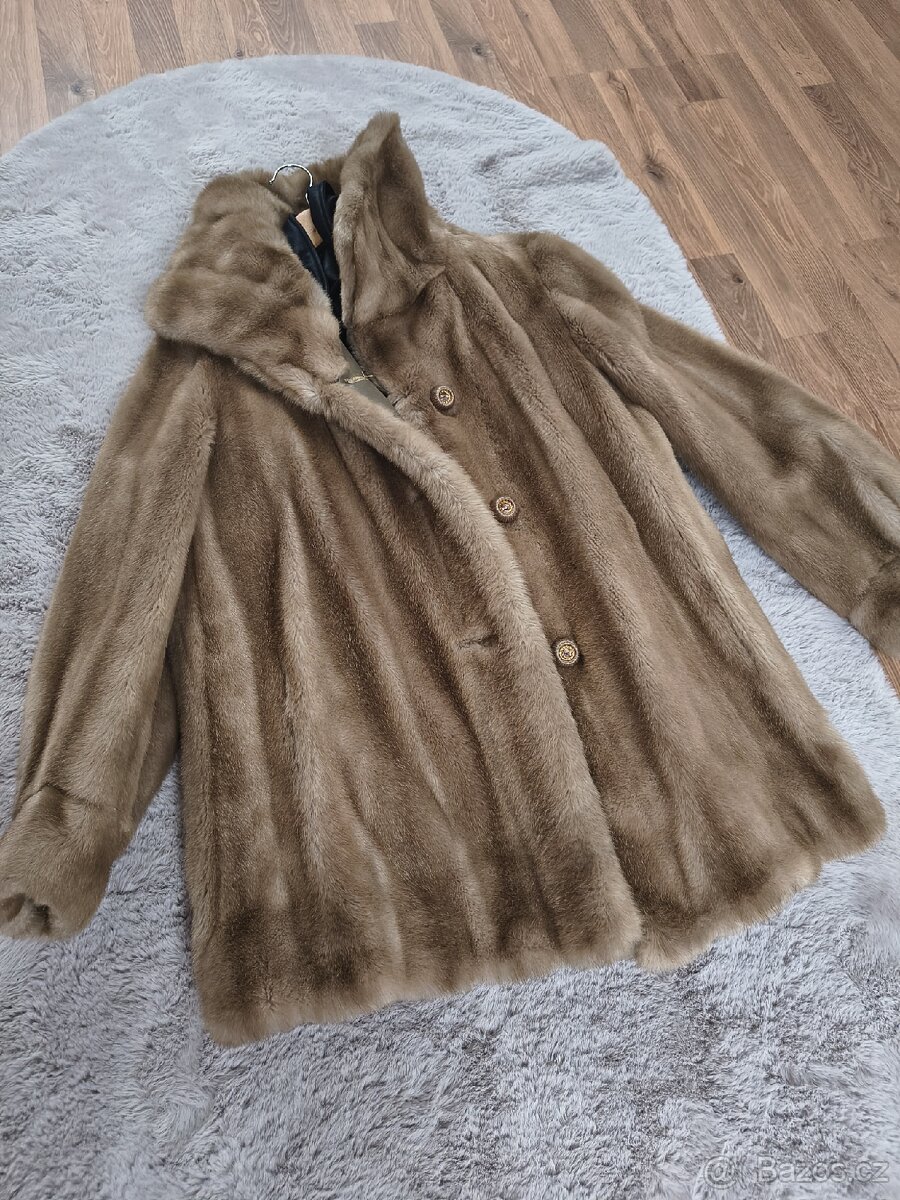 Pravý kožich z norka, vel S/36 - 4