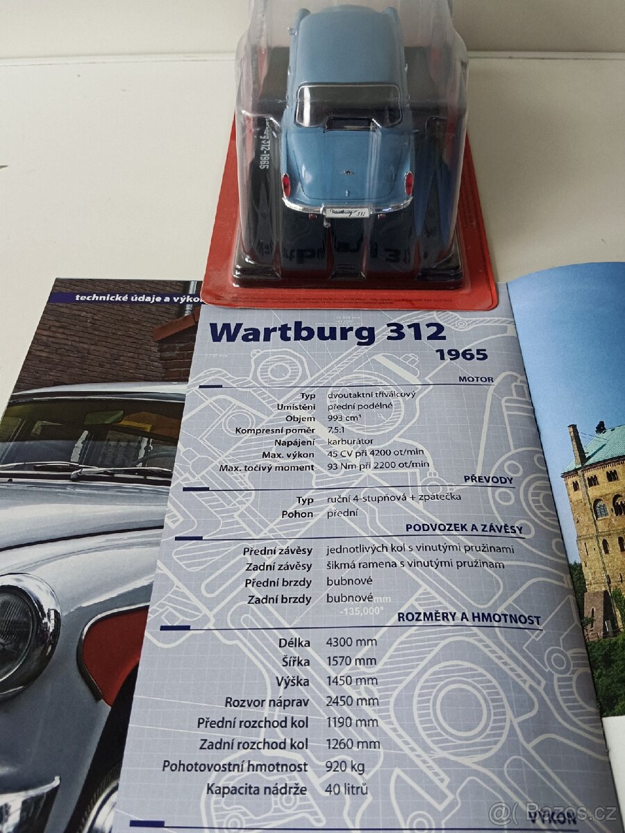 Wartburg 312 hachette 1:24 - 4