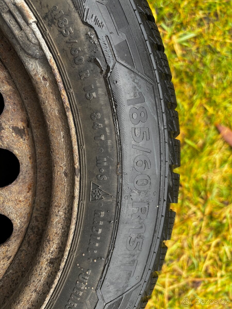 4x100 r15 185/60/15 zimní kola - 4