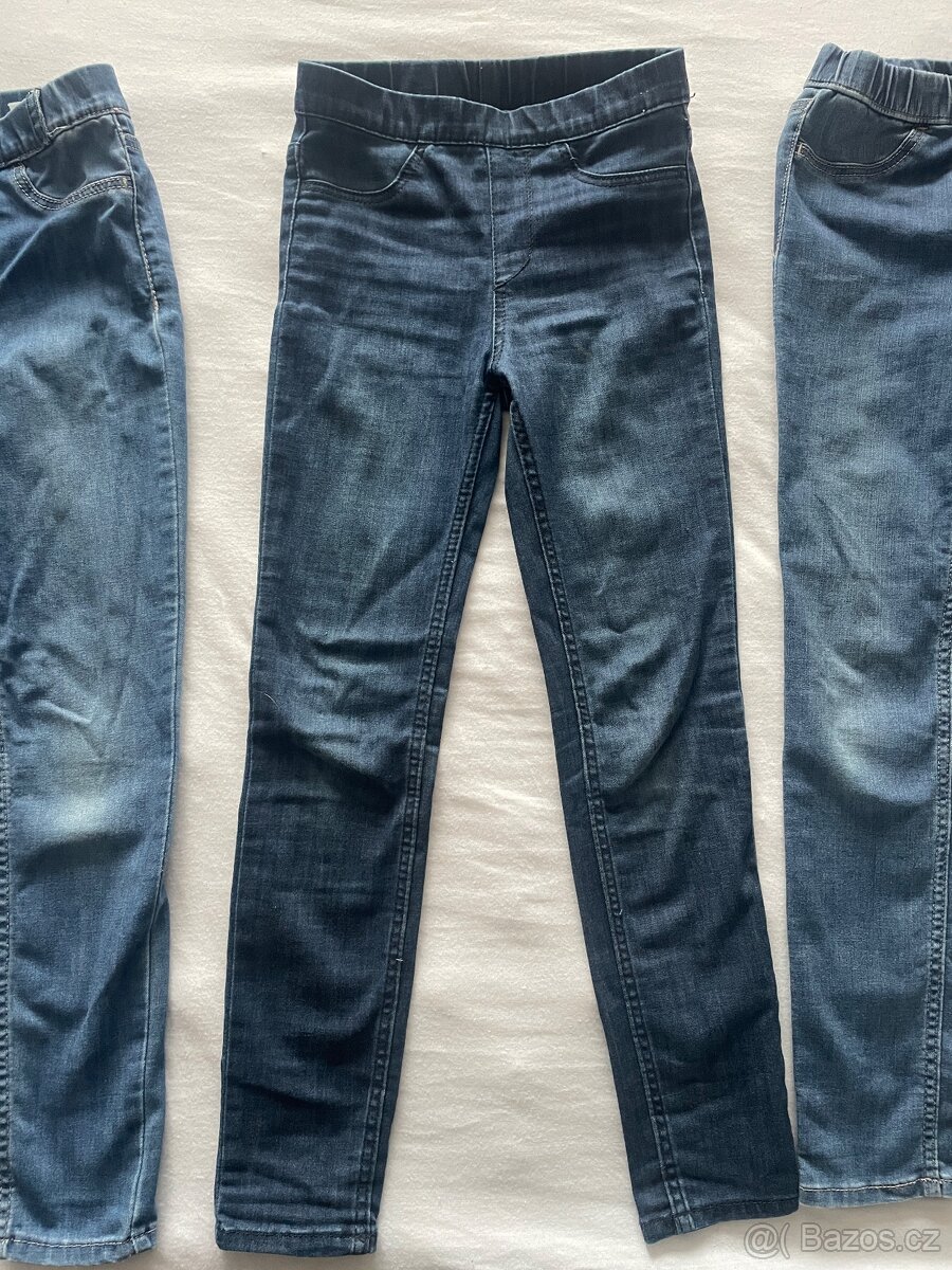 Dívčí džegíny velikost 122 - 4