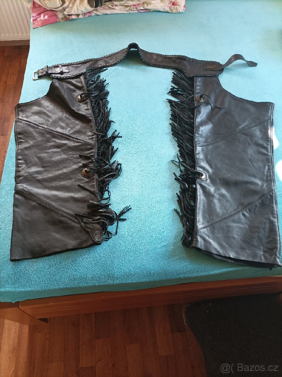 Kožené chapsy Harley Davidson Willie gee - 4