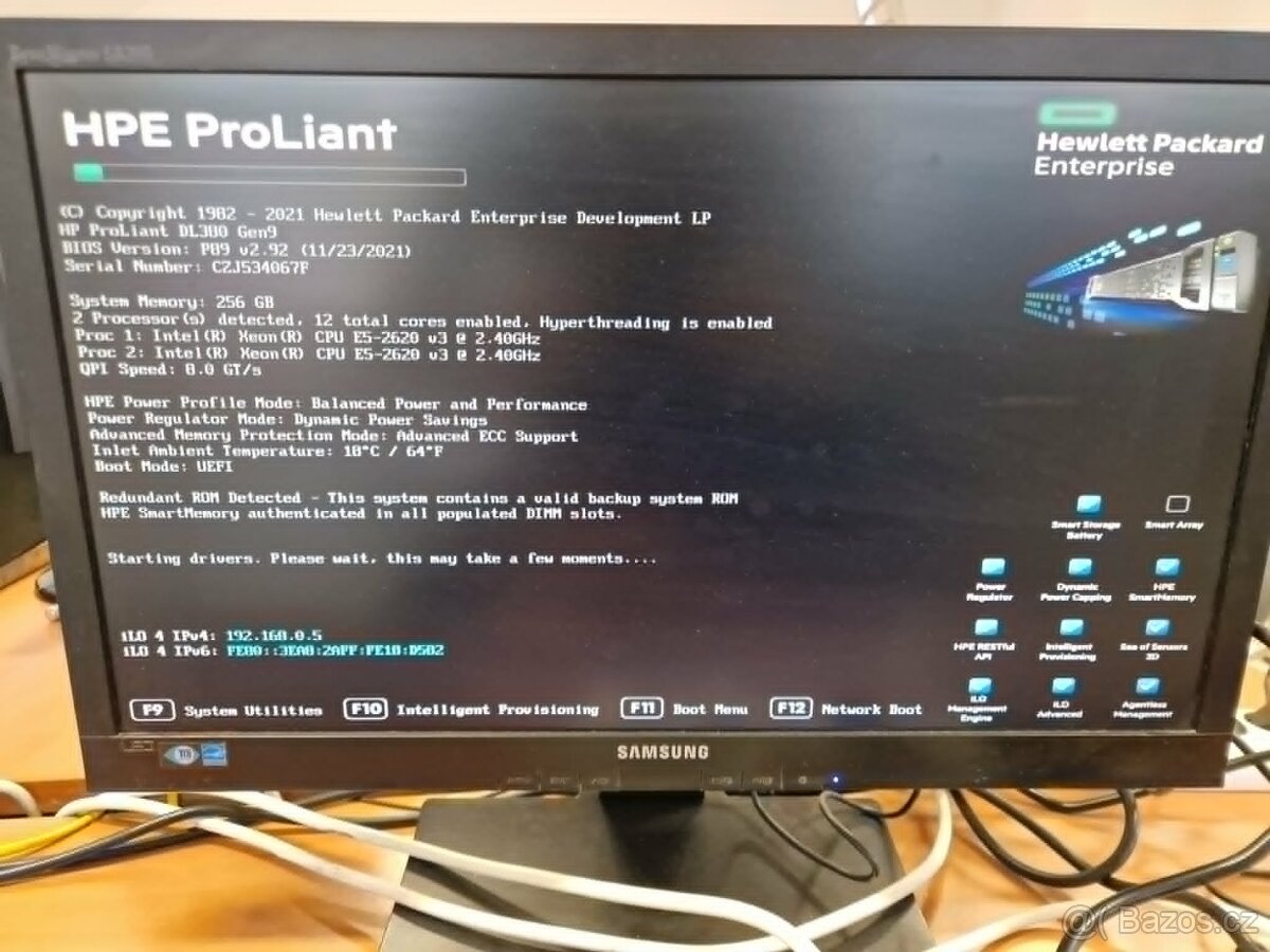 HPE DL380 Gen9- SSD/HDD/2x Xeon/256GB RAM - 4