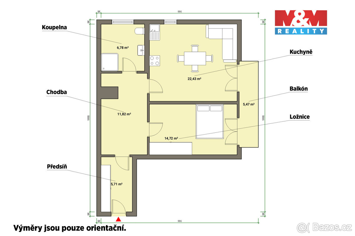 Prodej bytu 2+kk, 64 m², Mariánské Lázně, ul. Zeyerova - 4