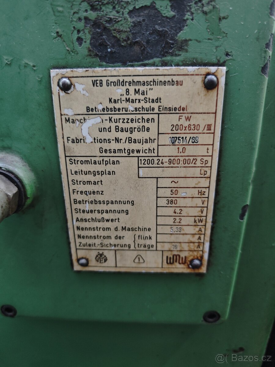 Frézka FW 200x630 - 4