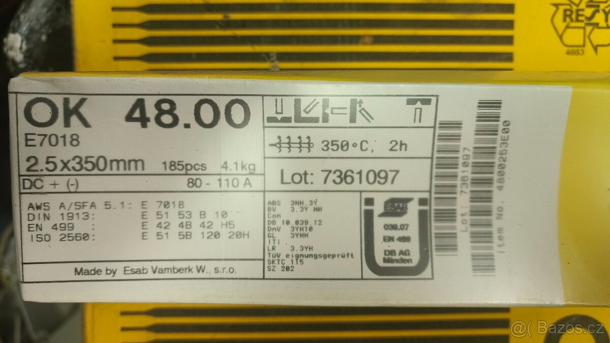 Svářecí elektrody ESAB - 4