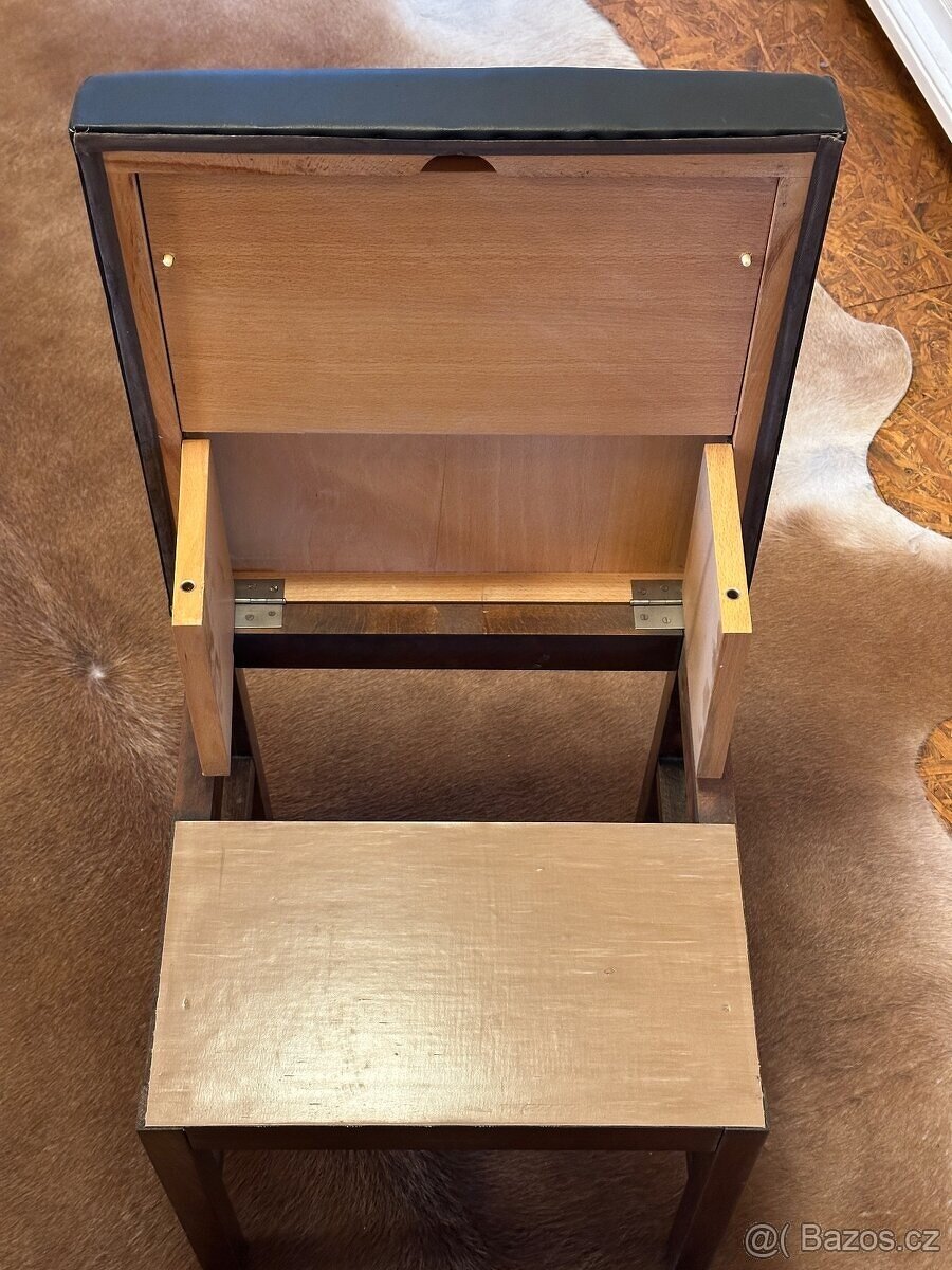 Retro rozkládací stolička - schůdky - 4