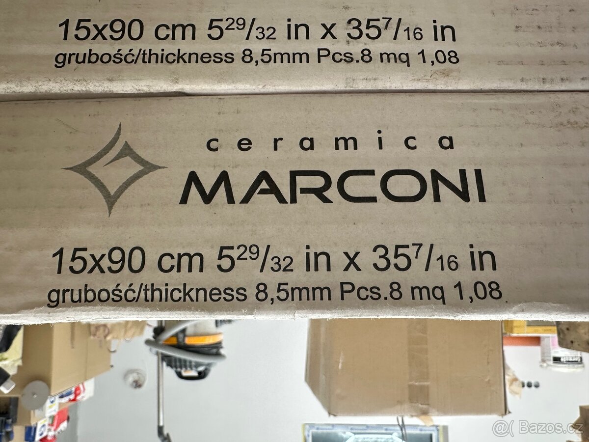 Dlažba dekor dřeva šedo-hnědá 15x90 cm - 4