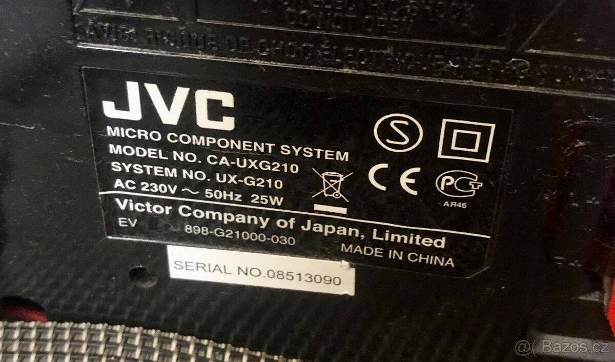 Mikrosystém JVC UX-G210. - 4